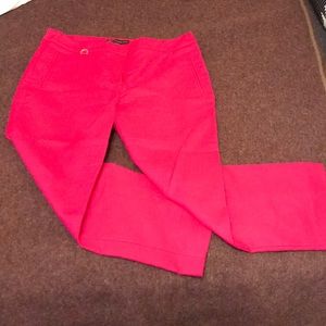 Women’s Cropped Fuscia Dress Pant